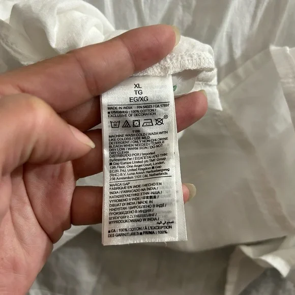 Gap Lucille off white peasant blouse - Picture 9 of 14